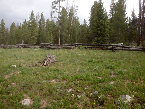 GDMBR:  Old homestead styled fencing.